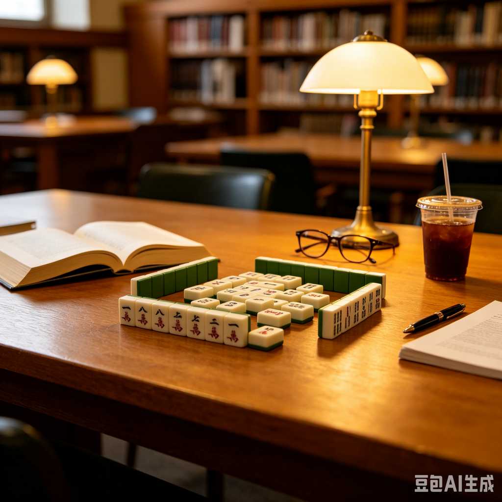 bamboo wood mahjong set
