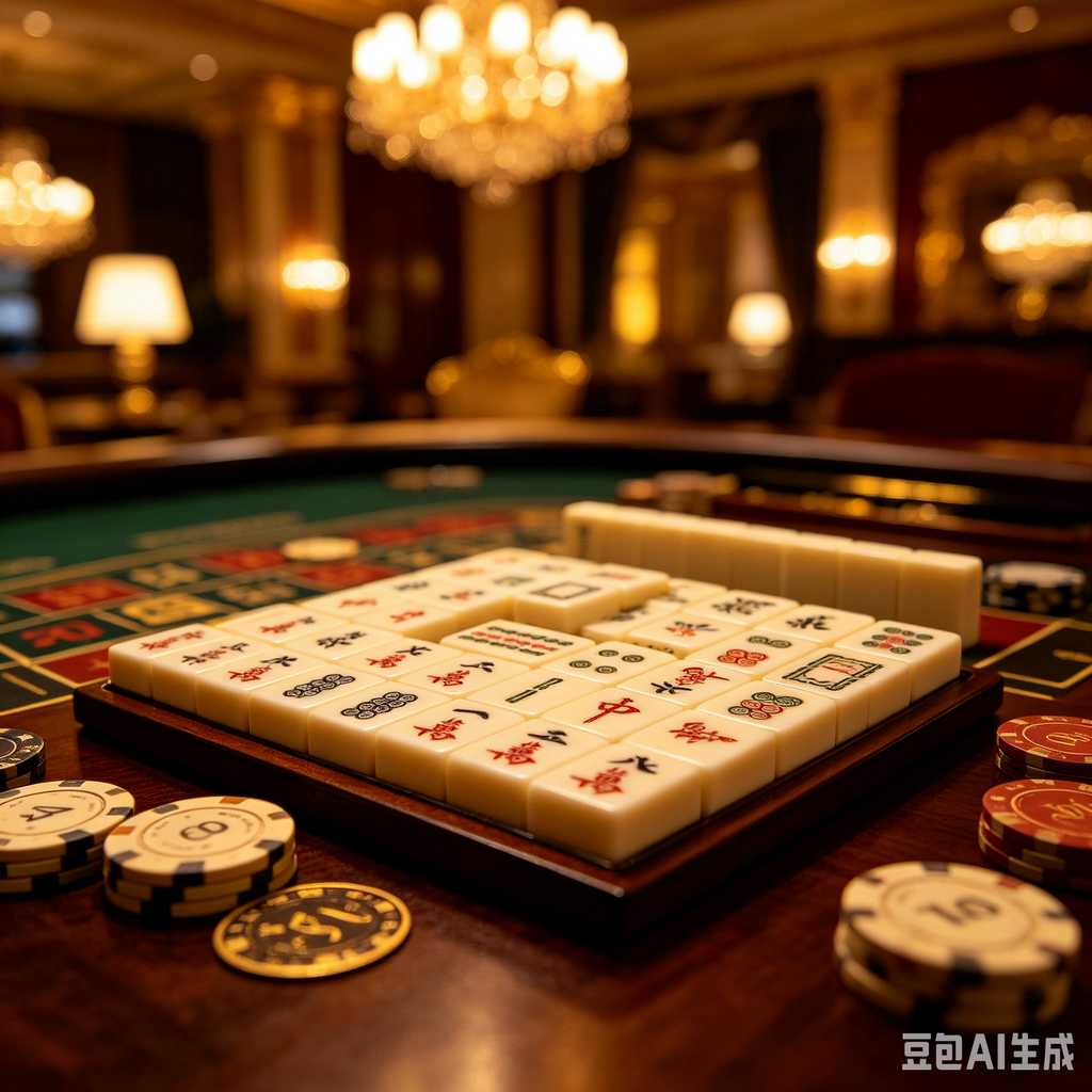 small portable mahjong set